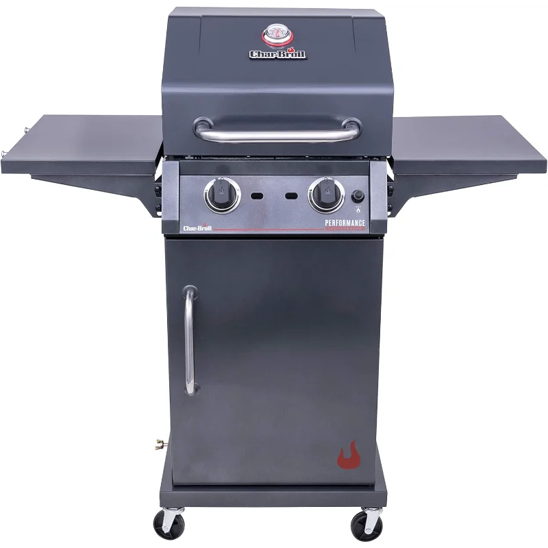 Char-Broil ® Performance-Serie ™ Amplifire ™ Infrarot-Kochtechnologie, 2 Brenner, Schrank, Propangas, Edelstahlgrill
