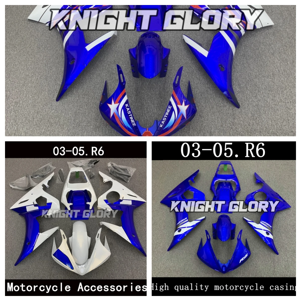 

Applicable to the R6 models and R6S models from 2003 to 2005. The body panels were injection-molded from 2006 to 2009.