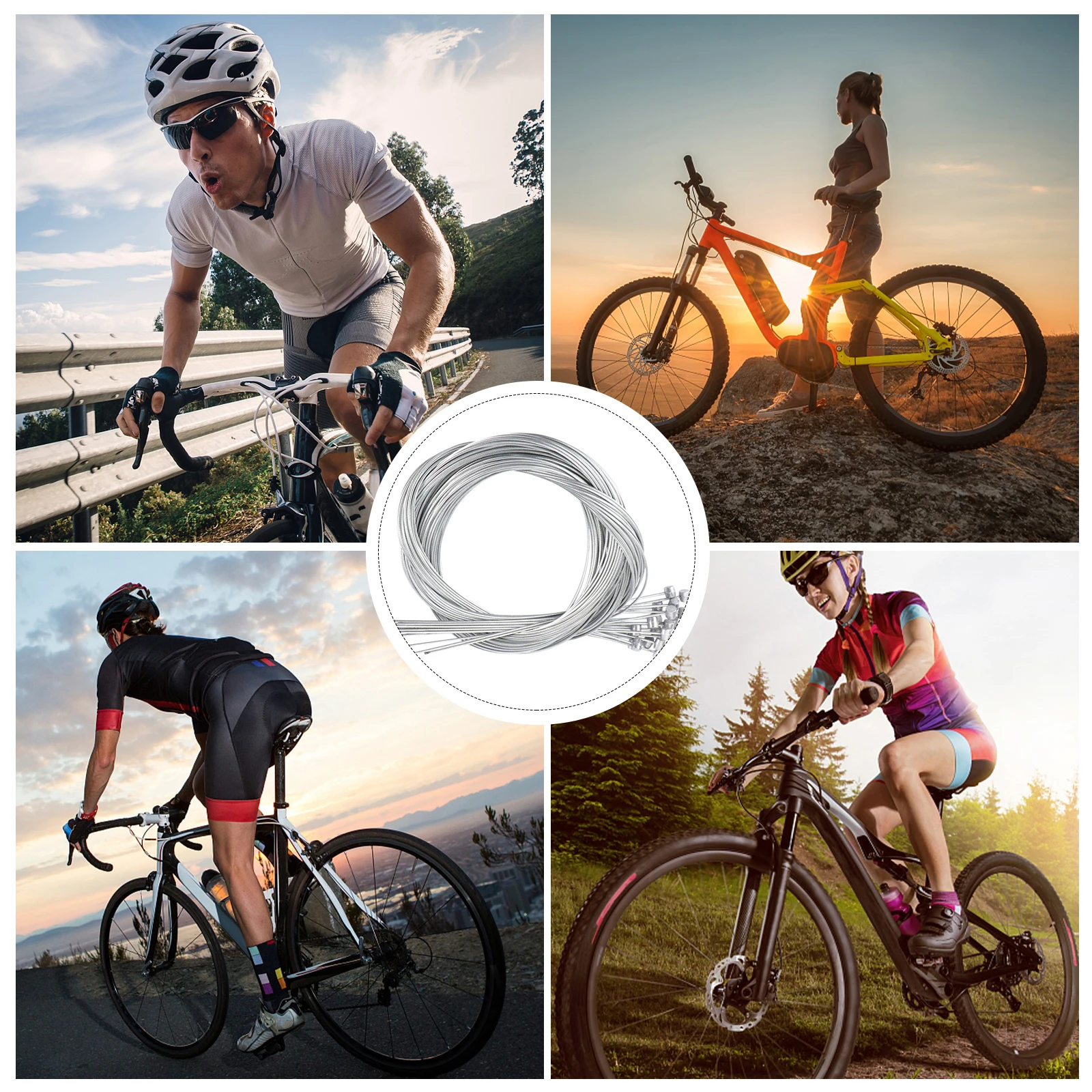 

20pc Hose Protection Sleeve for Bike Shifting Wire Brake Core Cable Riding Internal External PTFE Low Friction Tube