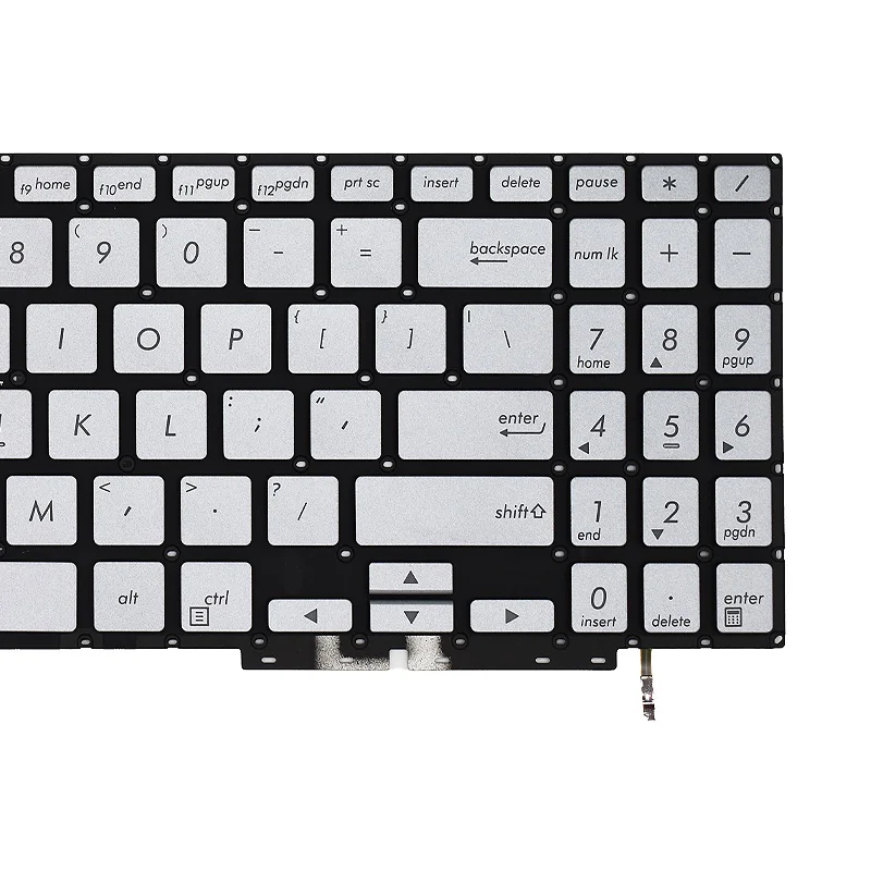 Clavier d'ordinateur portable rétro-4.2 américain d'origine, pour Bali ZenPleFlip 15 UX562 UX562F UX562FA UX562ineau UX562FDX argent, nouveau