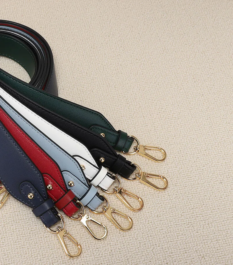61CM PU Leather Bag Strap Accessories For Handbags Shoulder Bag Strap 4CM Wide Handbag Handles Replacement Belt Bag Handle Strap