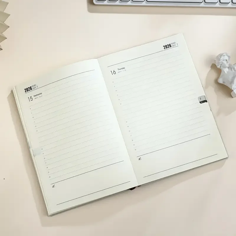 Nowe notatniki A5 na rok 2026, dzienny terminarz na 365 dni, kalendarz, 360 kartek, notes, agenda, notesy do pisania, biuro, szkoła