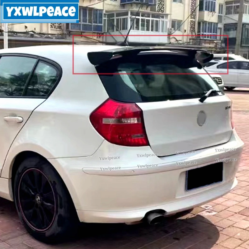 

Roof Spoiler for BMW 1 Series E81 E82 E87 E88 2004-2011 ABS Carbon Look Rear Trunk Wing Spoiler Hatchback Universal