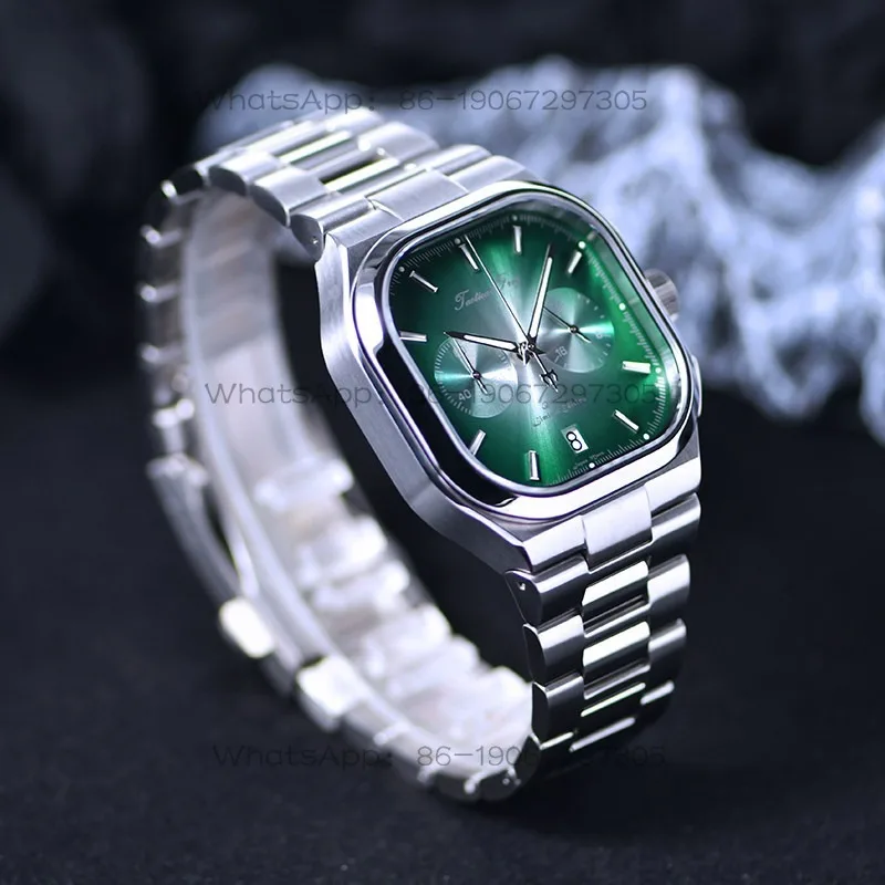 Chronograph Quartz Movement 100m Waterproof Luminous Personalized Watch