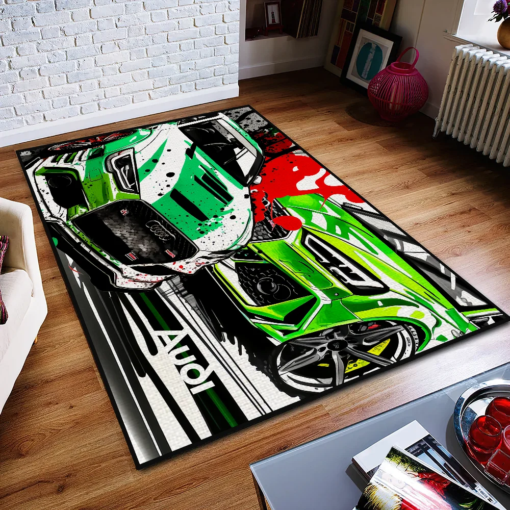 Door Mat Anti-Slip Kitchen Bedroom Handmade Tufted Rug Carpet Living Room A-A-AudiS-S-Car Entrance Fashion Luxury Decoration