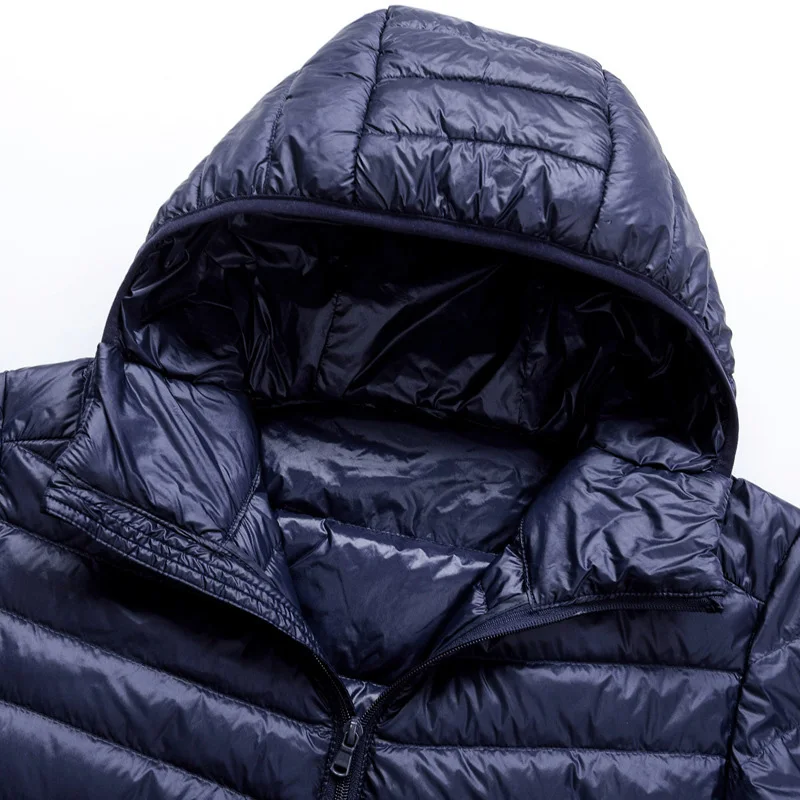 Doudoune en Duvet de Canard Blanc Ultra observateur pour Homme, Manteau Fin Décontracté avec Capuche, Nouvelle Collection Hiver Automne 2023