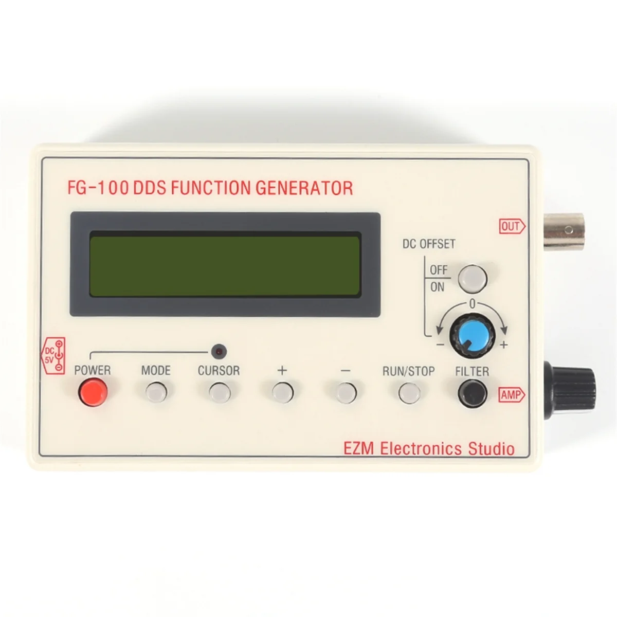 Générateur de signal de fonction de DDS Générateur de signal de fonction FG-100 1HZ-500 Oscilloscope mort multifonctionnel de SHIRT Z