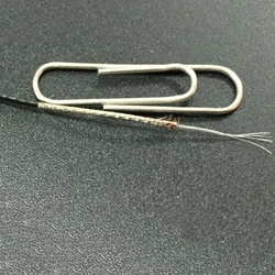 Telflon cavo schermato placcato argento 0.7mm Single-core foglio di alluminio scudo più sottile foglio di alluminio ad alta temperatura Shielde Wire