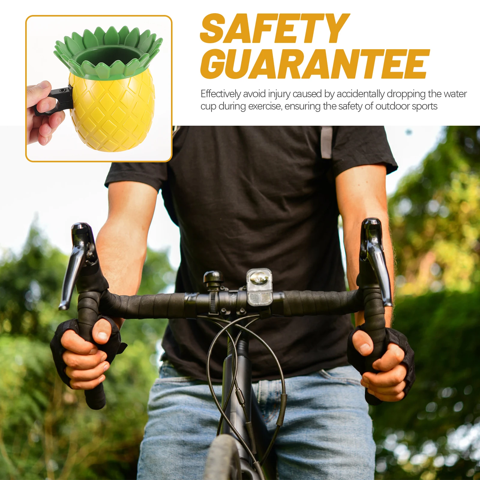 

1pcs Lightweight Bicycle Water Bottle Holder Rack Cage For Bike Handlebar Mountain Motorcycle Durable Pp Material Easy Install
