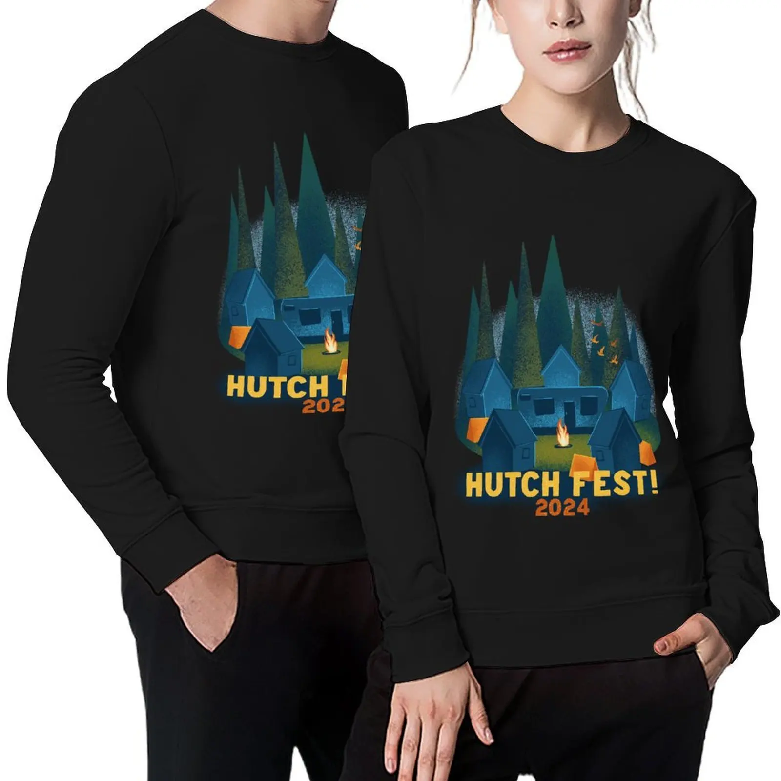 

Hutch Fest 2024 Pullover japanese style autumn new products men's clothing male clothes sports sweatshirt man