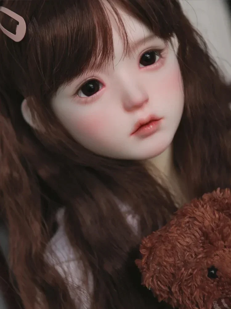 New SD BJD doll 1/4 cut and beautiful girl Wei Mengmeng birthday gift high quality dolls in offers crafted makeup