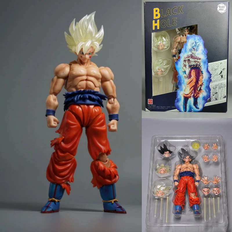 

В наличии Black Hole Dragon Ball S.H. Фигурка SHF Ultra инстинкт Сон Гоку Toyotarou аниме экшн-фигурка модели игрушки подарки