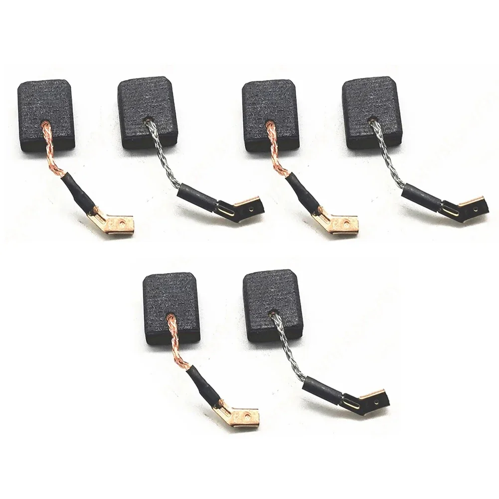 6 uds cepillos de carbón DWE4214 DWE402 4-1/2 pulgadas para N 257540   Accesorios de repuesto de cepillo de motor de amoladora angular de cepillos de carbón