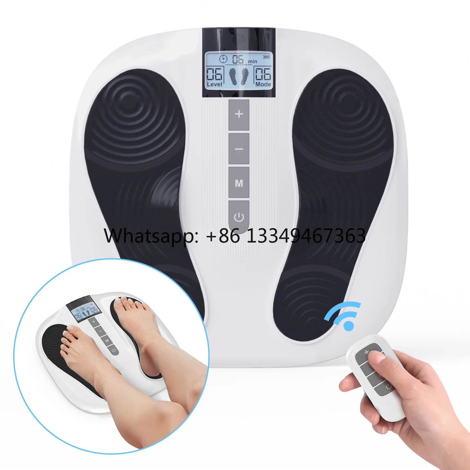 

Массажер для ног EMS TENS с инфракрасным излучением для снятия боли и улучшения кровообращения