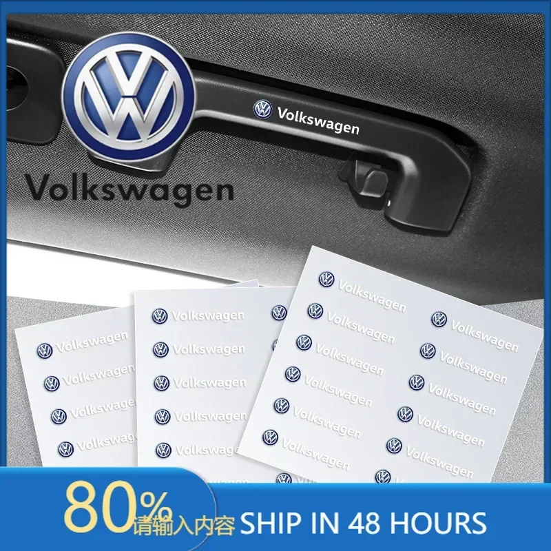 

2026 Hot For VOLKSWAGEN VW VW For Volkswagen 3D Metal Car Interior Dekoration Stickers Badges Auto accessories Styling For Volks