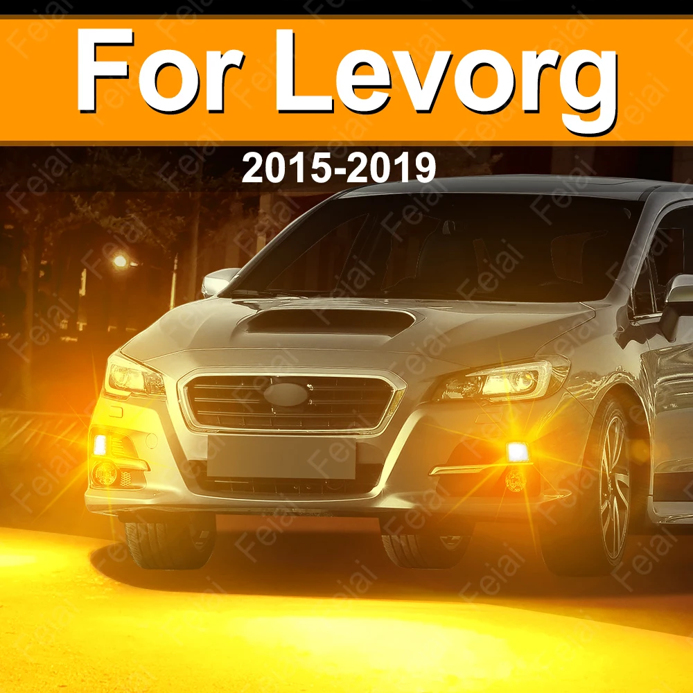 LED Turn Signal Lights For Subaru Levorg 2015 2016 2017 2018 2019 Tuning Accessories LED Car Indicator Bulb Amber