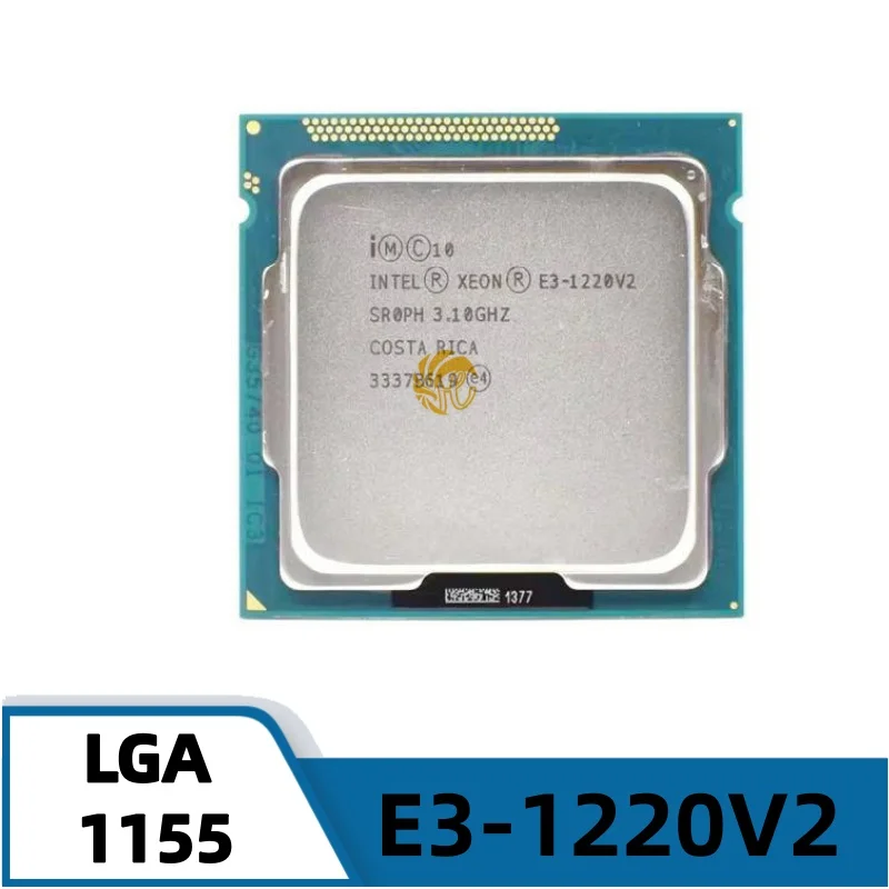 

Intel Xeon E3-1220V2 E3 1220V2 E3 1220 v2 3,1 ГГц Б/у четырехъядерный процессор 8M 69 Вт LGA 1155
