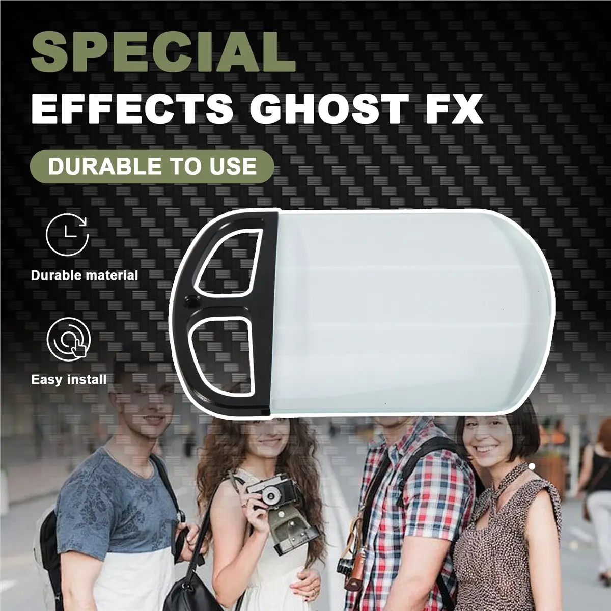 AA86 Super Speed Prism Filter Special Effects Ghost FX Photography & Video Enhancement Lens Filter 100mm