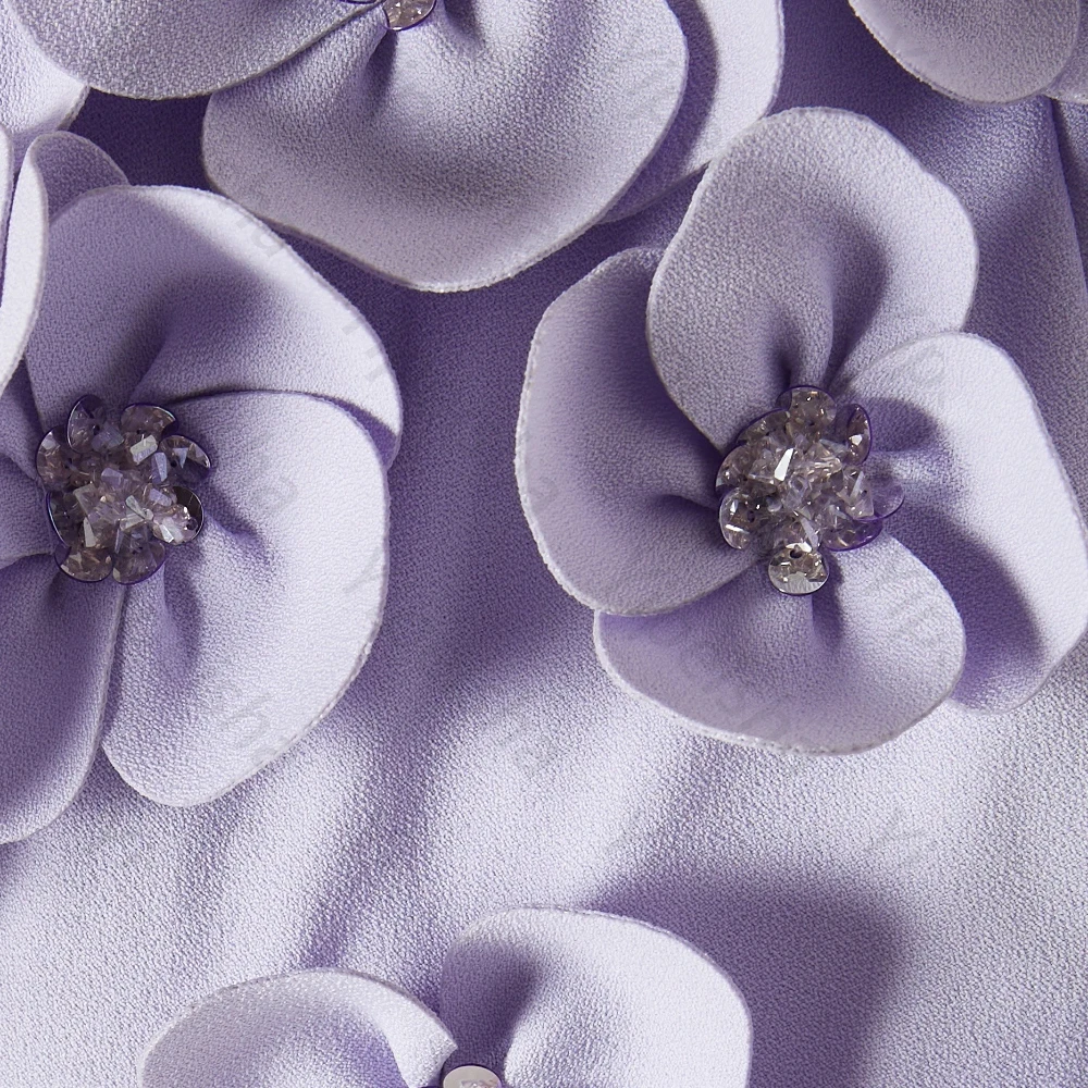 Hoge Kwaliteit Elegante Avondjurken Jersey voor Vloerlengte Een Schouder Galajurk A-lijn Bloem Vestidos De Fiesta Aangepaste