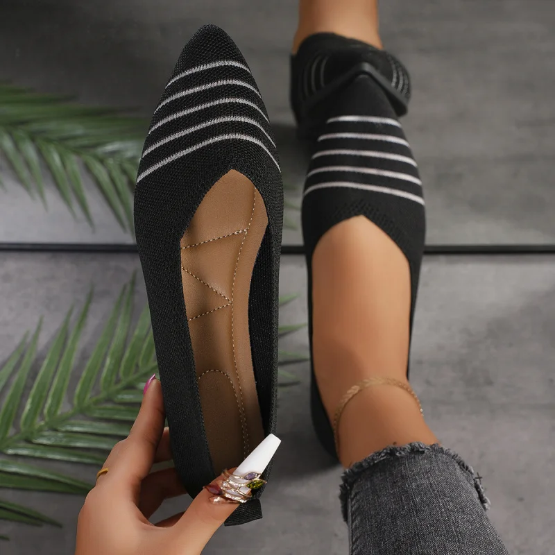 

2025 Plus Size Slip-On Loafers for Women, Ultra Soft Flexible Flat Shoes, Comfortable Casual Moccasins for Wide Feet Fall