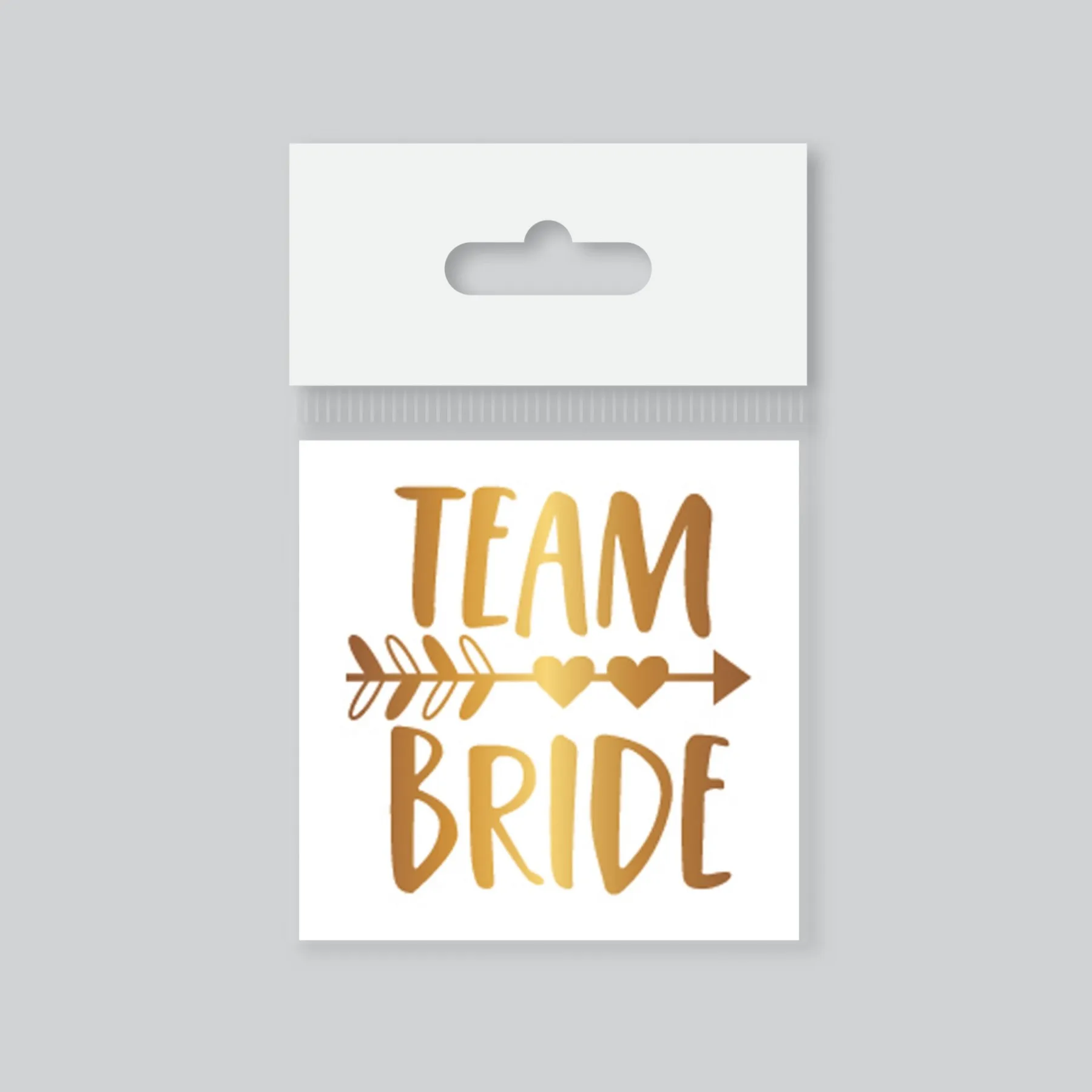 Single Bride Tattoo Model 6-gold gilding-5,5 cm x-temporary Tattoo