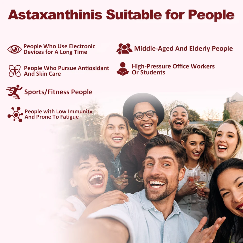 Astaxanthin 12mg, 120 Softgels, Triple Strength Premium Antioxidant Supplements, Support Eye, Skin, Joint & Immune System Health