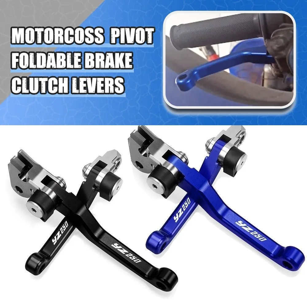 

Motocross Foldable Pivot Dirt Bike Brake Clutch Levers Handle Brakes Lever For YAMAHA YZ250 2001 2002 2003 2004 2005 2006 2007