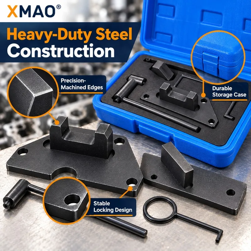 Engine Timing Tool Kit for Peugeot Citroen Opel Vauxhall 1.2 GDI PureTech 3 Cylinder Camshaft Flywheel Locking Repair Set