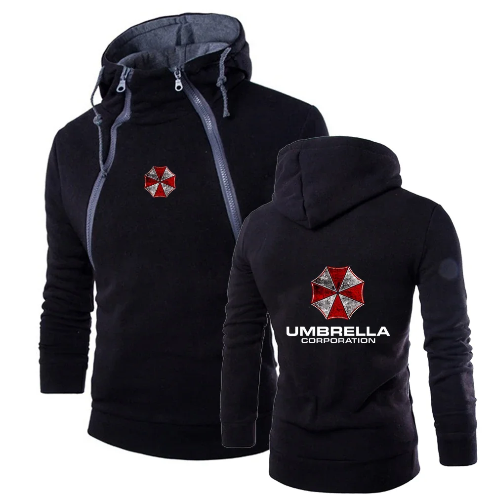 2023 Men Fashion Umbrella Corporation Zipper Sweatshirt Male Tracksuit Hip Hop Print Autumn Popularity Classic Harajuku Tops