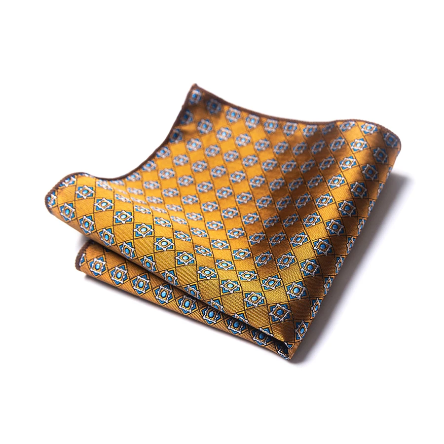 Popular men's suit pocket squares in multiple colors and patterns, fashionable and versatile, suitable for various occasions