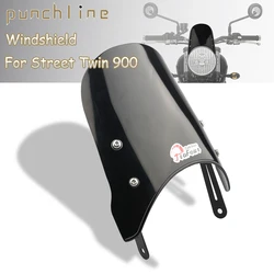 Fit For Street Twin 900 Speed Twin 1200 Street Scrambler 900 Scrambler 400X Speed 400 Windshield Windscreen Wind Deflectors