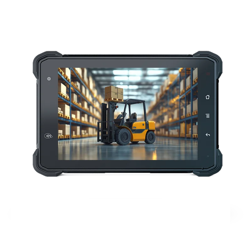 New 7 Inch IP67 Android 12 Qualcomm Quad Core 2.0GHz 32GB Front Capacitive Screen Rugged Industrial Tablet 4G BT GPS Forklift