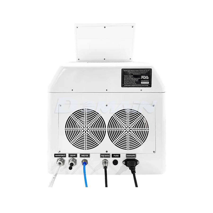 Pequeña Mini escritorio oro plata platino acero anillos collar joyería máquina de soldadura láser joyería máquina láser