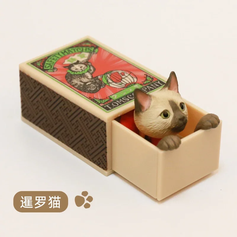チャアクションフィギュア,マッチボックス,プローブ,猫,創造性,アニメオーナメント,ブラインドボックス,ギフト玩具