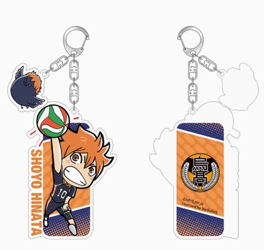 Anime Volleyball Youth Double Sided Acrylic Keychain Pendant Accessories Pendant Cosplay For Acrylic Keyring Birthday Gift