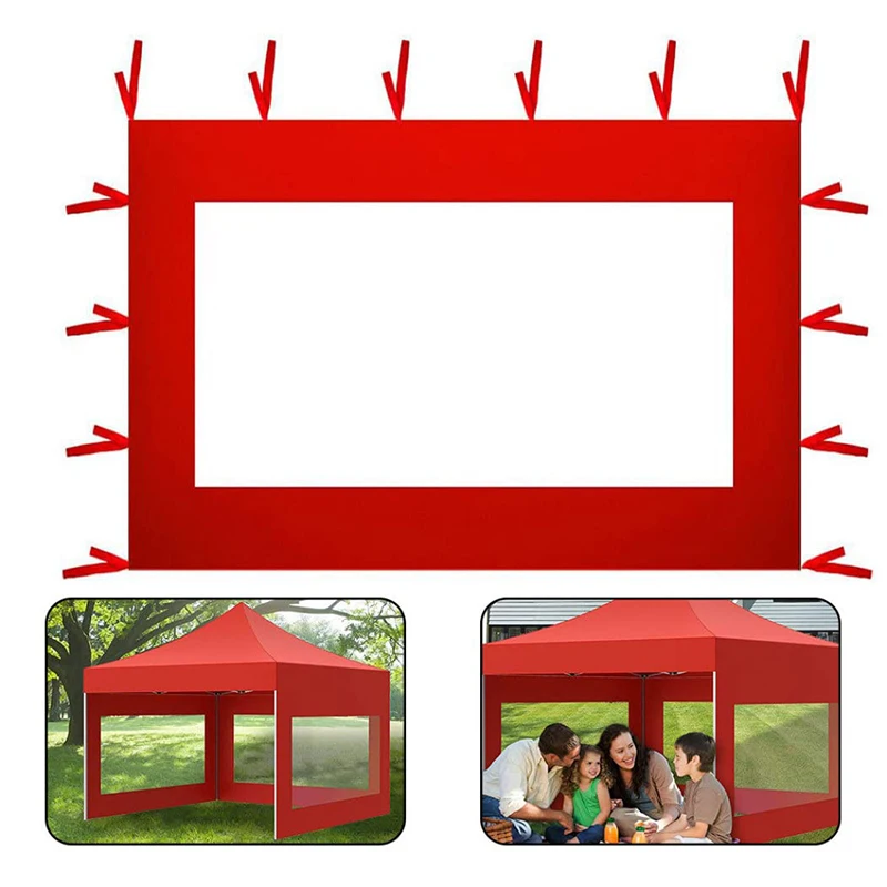 

1 Pc Transparent Tent Sunshade Cloth Windproof Rainproof Outdoor Camping Tactical Tarpaulin No Roof Included Ideal For Picnics