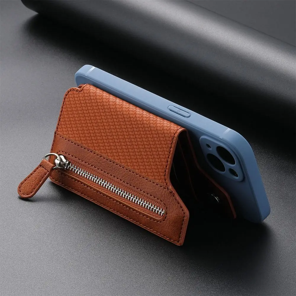 Phone Card Slot Holder Phone Holder Wallet Case For Cell Phone iPhone Samsung Huawei Xiaomi Oppo Vivo