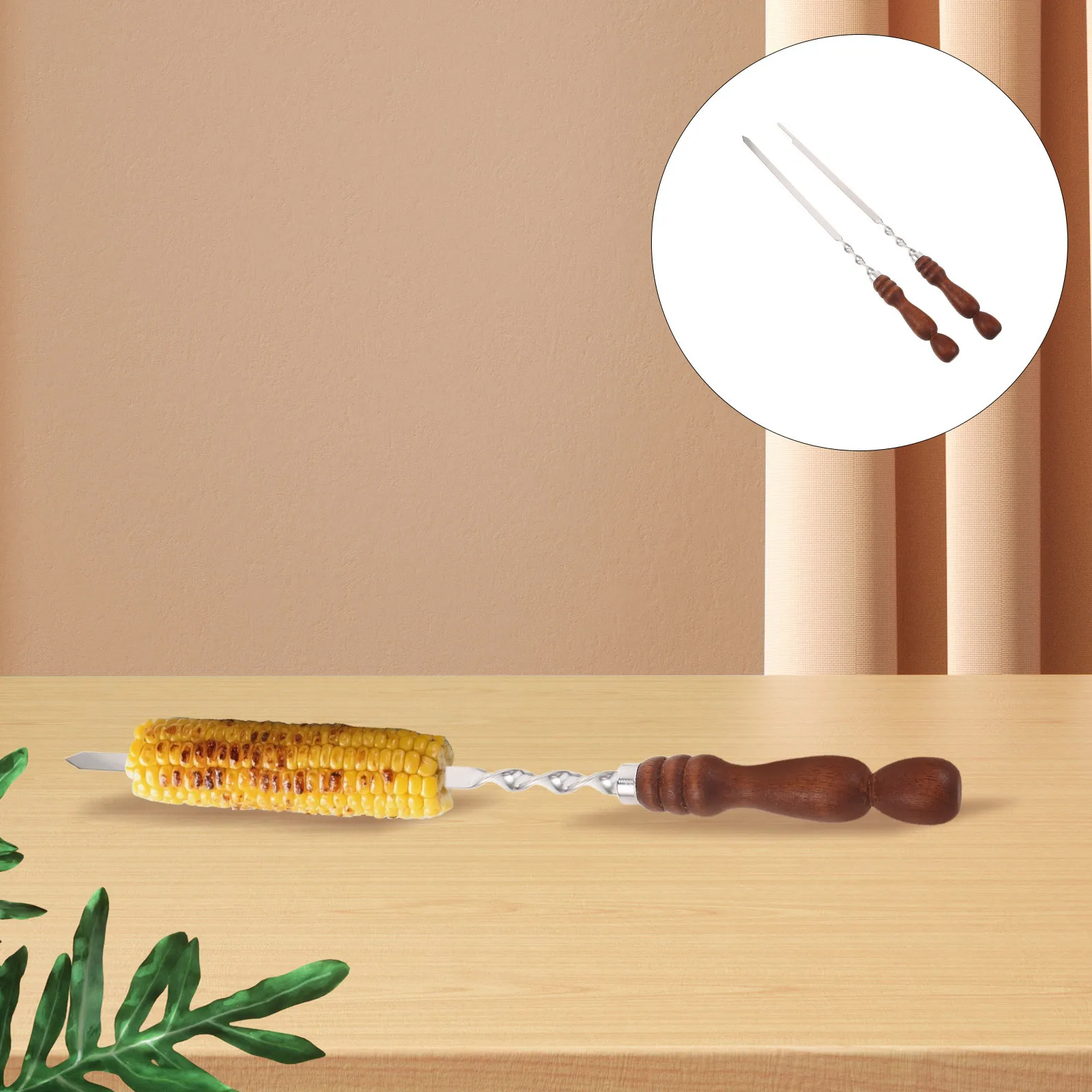 

Stainless Steel Barbecue Skewers Set Ideal for Outdoor Grilling Kebabs Camping Picnics Stainless Steel Grill Sticks