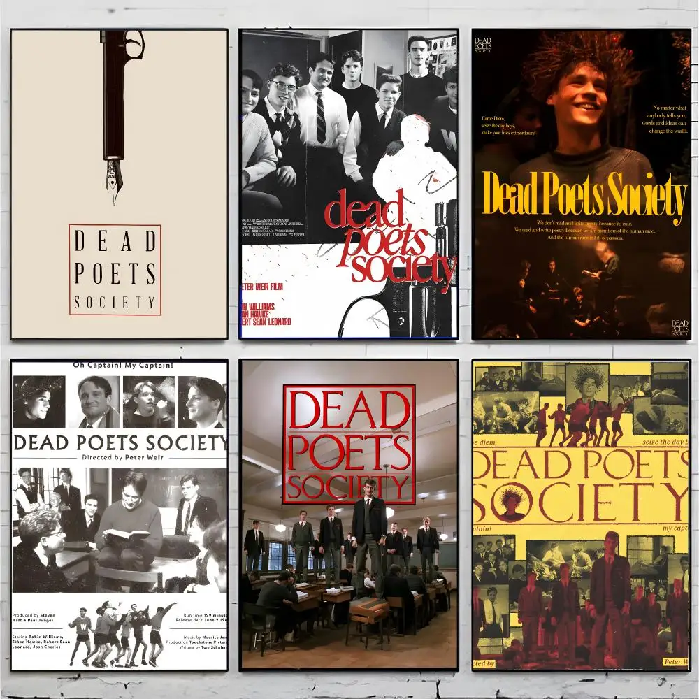 Movie Drama D-Dead Poets Society Poster Premium Decor Art & Gift for Household Lounge Home Ornaments