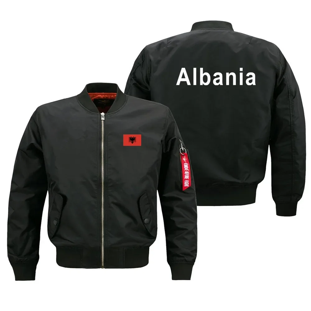

Funny Albania Military Flight Aviation Men Ma1 Bomber Jacket Outdoor Windproof Man Baseball Coats