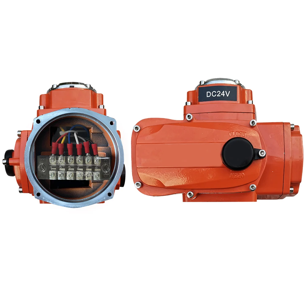 Explosion proof On/off type 220Vac 50Nm 90 Degree IP68 Waterproof quarter turn Electric Actuator price