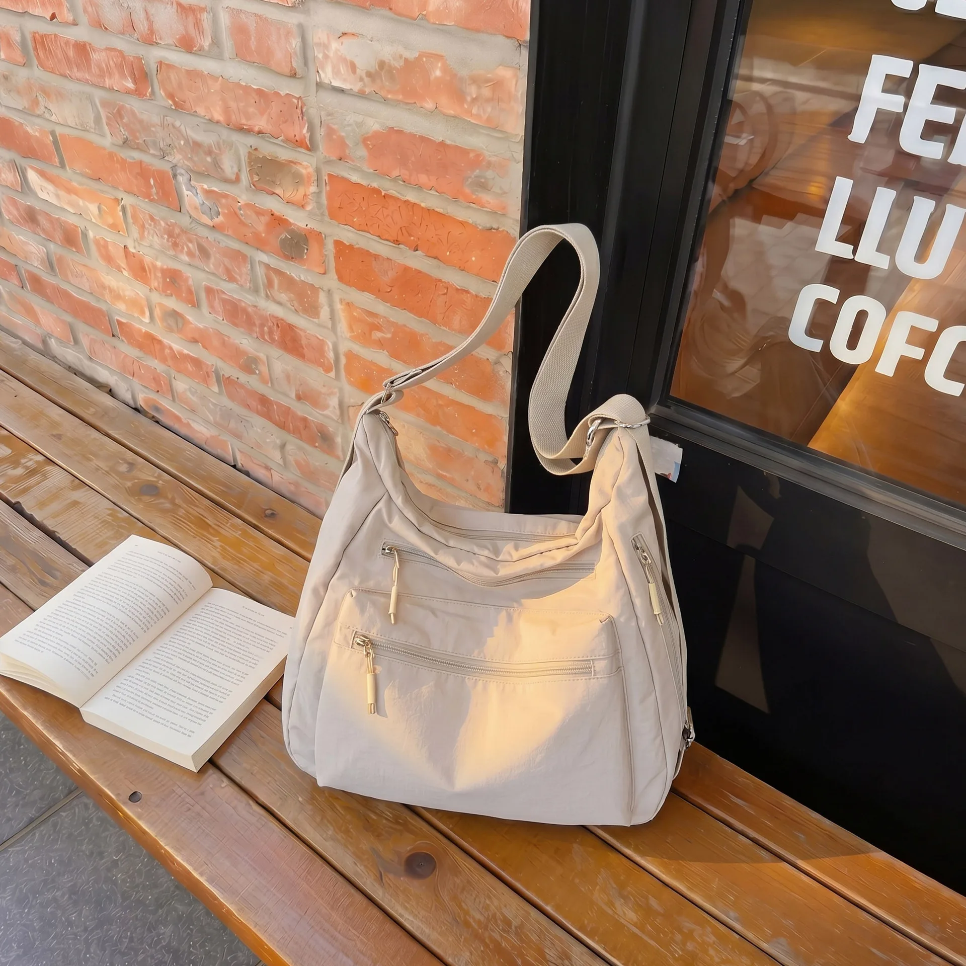 Multi-Functional Lightweight Crossbody Yoga Bag Convenient Travel Sports Fitness Bag Single Shoulder Outdoor Commuting Bag