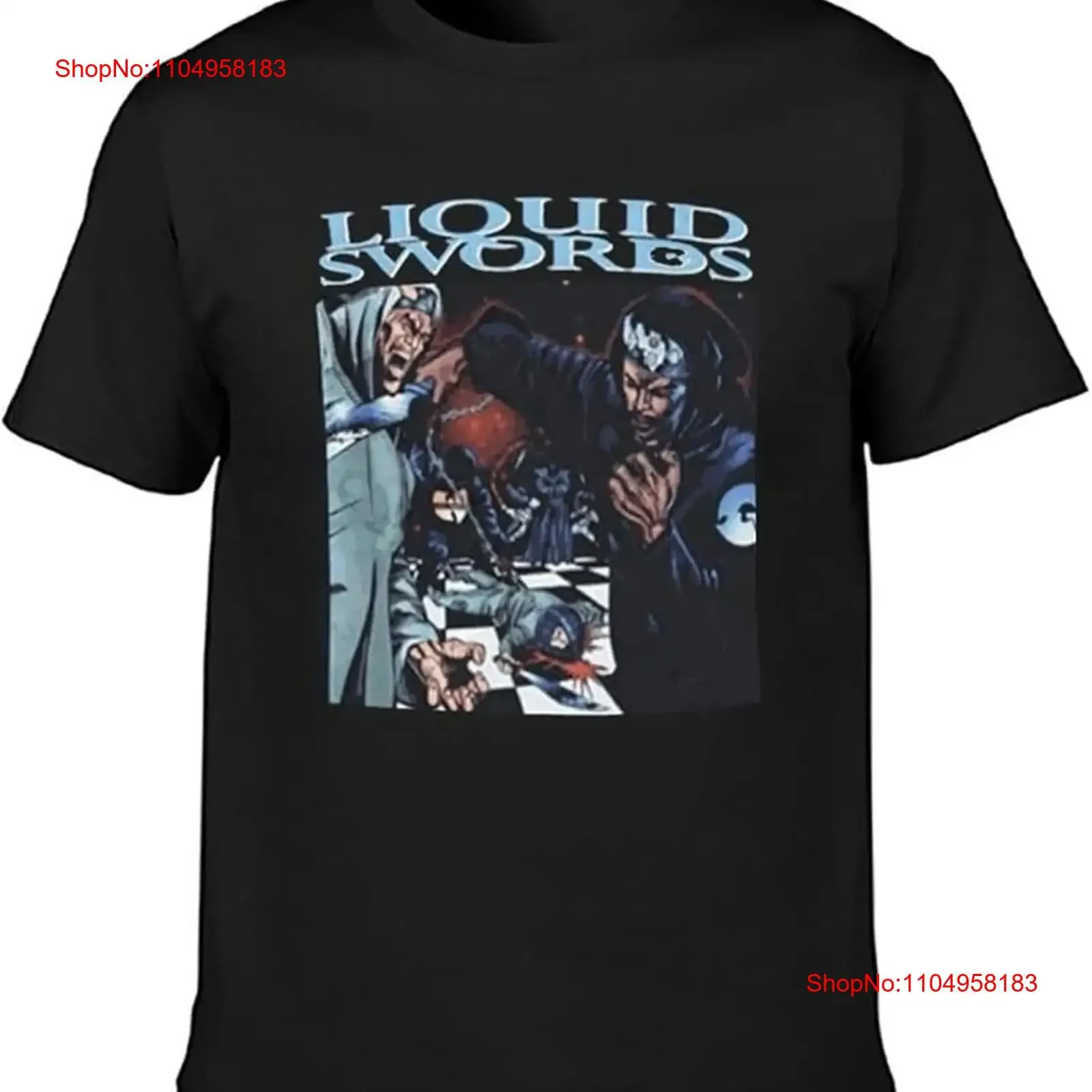 

Мужская хлопковая футболка Liquid Swords Vintage Carefully Designed Every Design is jus vintage Washed Streetwear