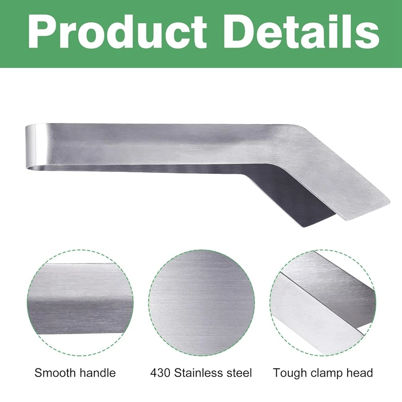 2 pinzas piezas para trasplantar plántulas, de acero inoxidable de 8,7 pulgadas, para trasplante de plantas de jardinería