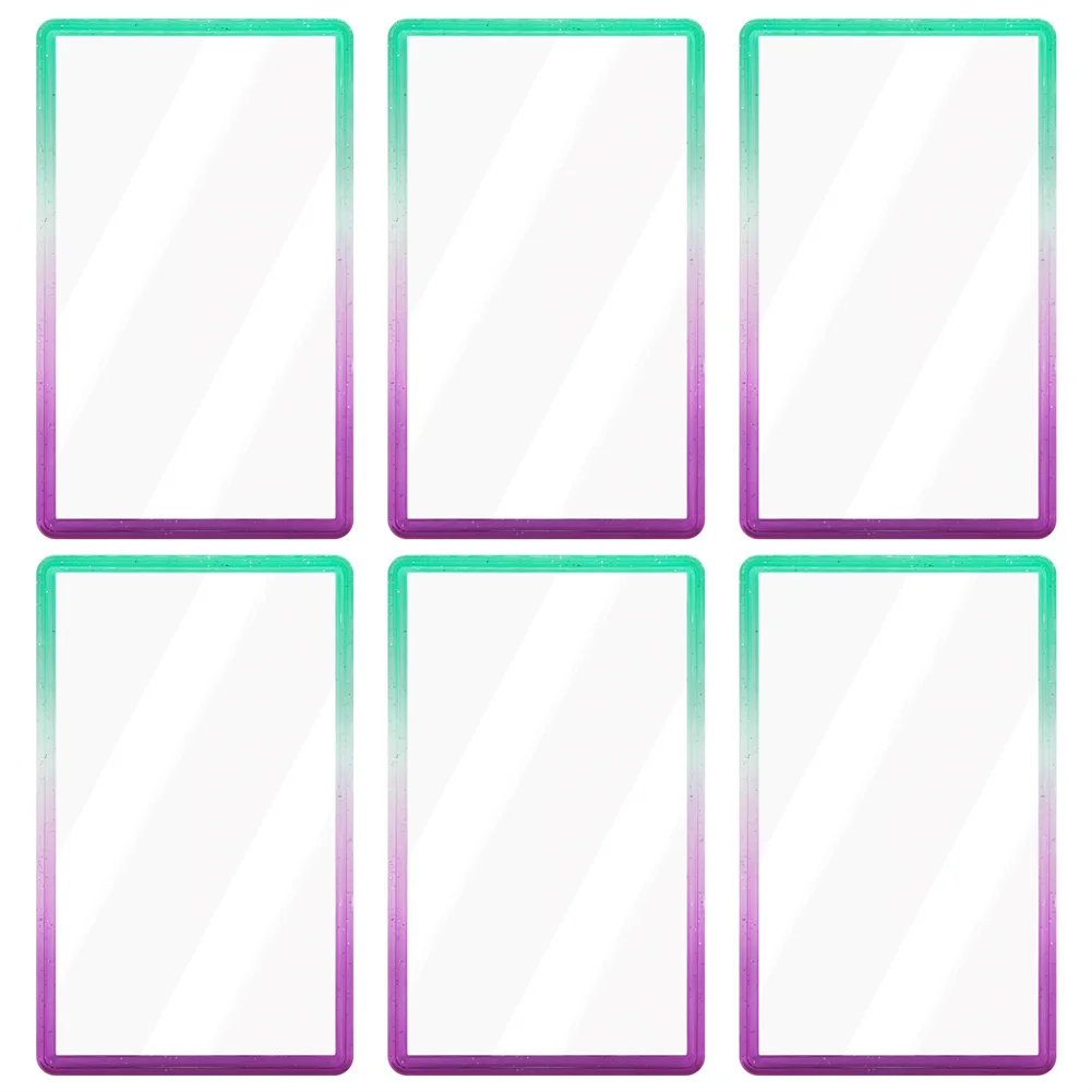 6 stuks gegradeerde kaarthouder voor standaard PSA slab case, meerdere kleuren, stapelbaar, gemaakt voor PSA, TPU en PC ontwerp