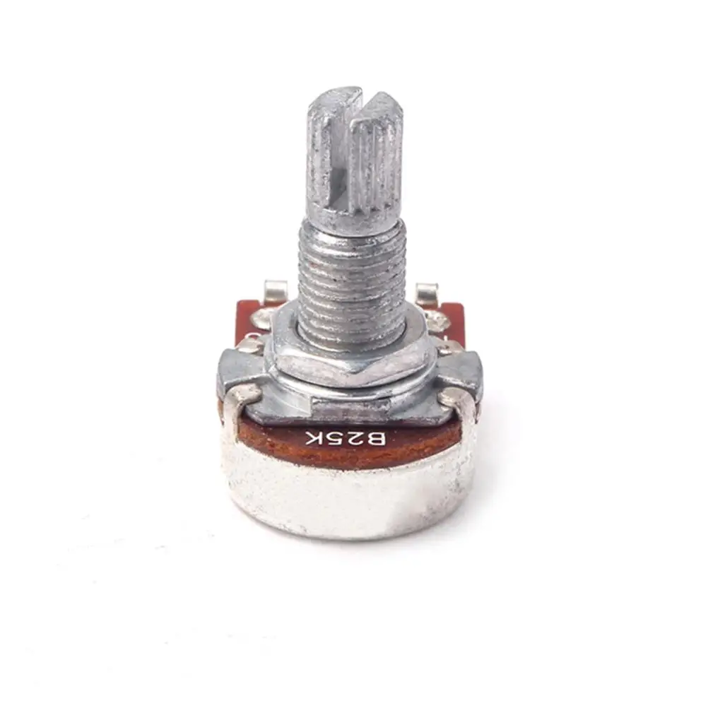 

25K Linear Guitar Volume Potentiometer Audio-potentiometers Curve Solder Lugs Amp
