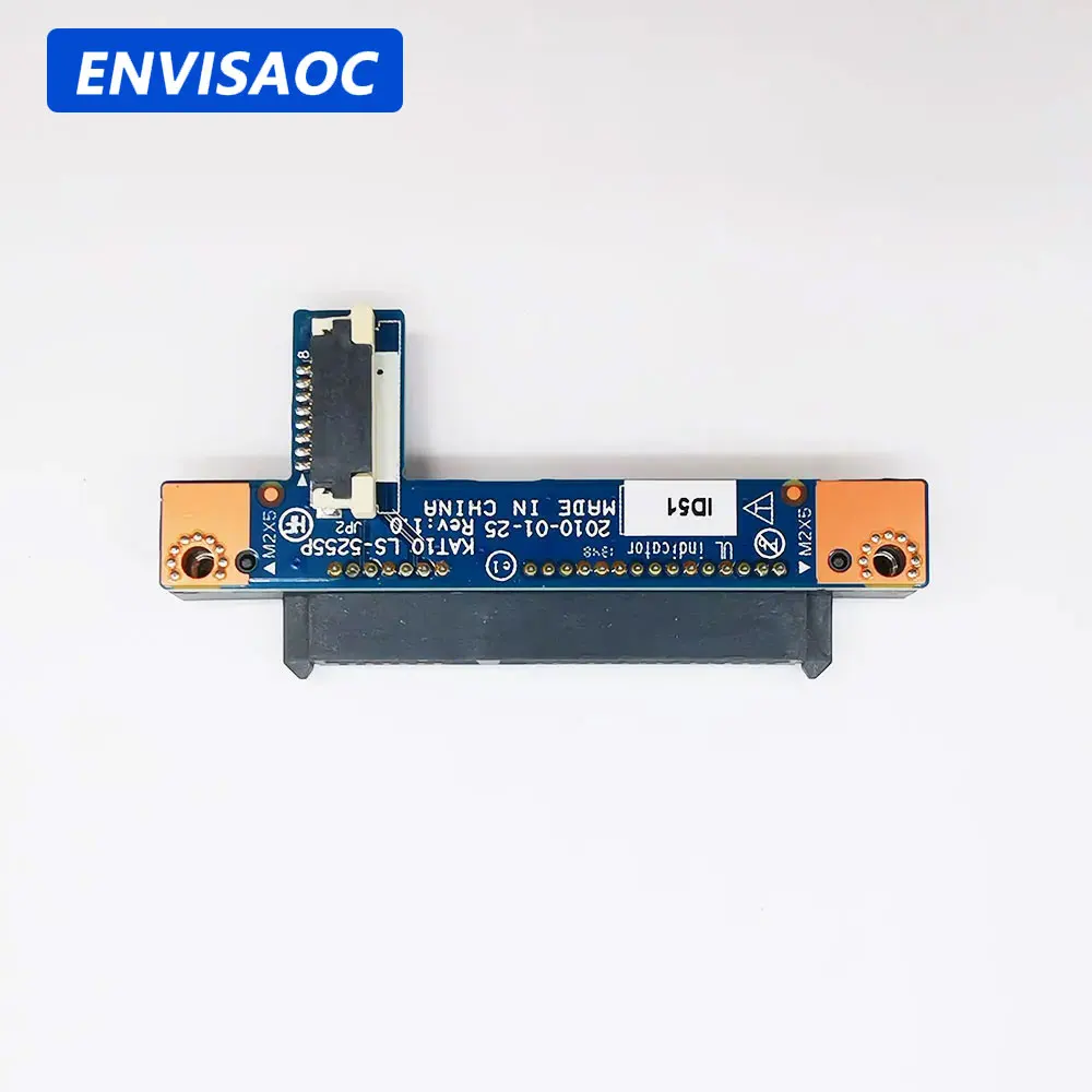 

HDD SSD SATA Jack board For HP EliteBook 2540P 2540 laptop SATA Hard Drive HDD SSD Connector Adapter Jack board KAT10 LS-5255P