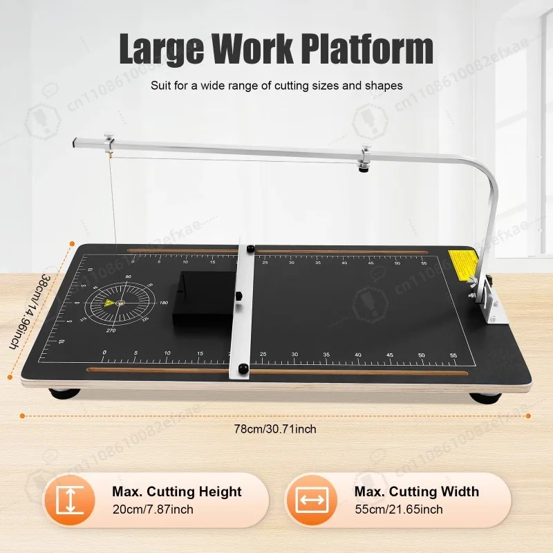 30W Hot Wire Foam Cutter Working Table Tool Desktop Styrofoam Cutting Machine