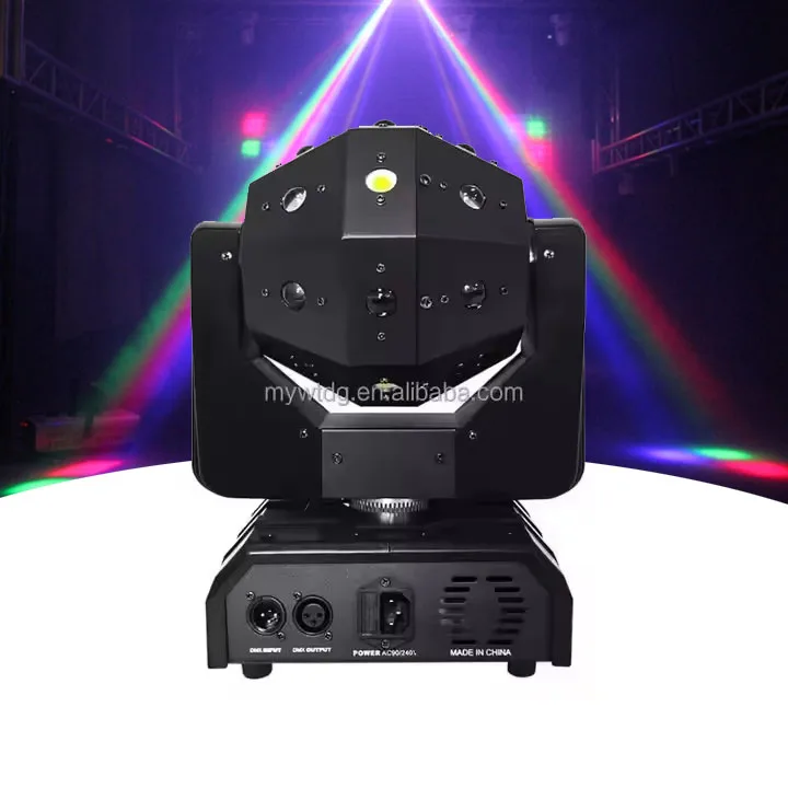 

16 шт. 3-в-1 вращающиеся головные световые приборы Beam Moving Head Light RG Laser Light для сцены, баров, караоке