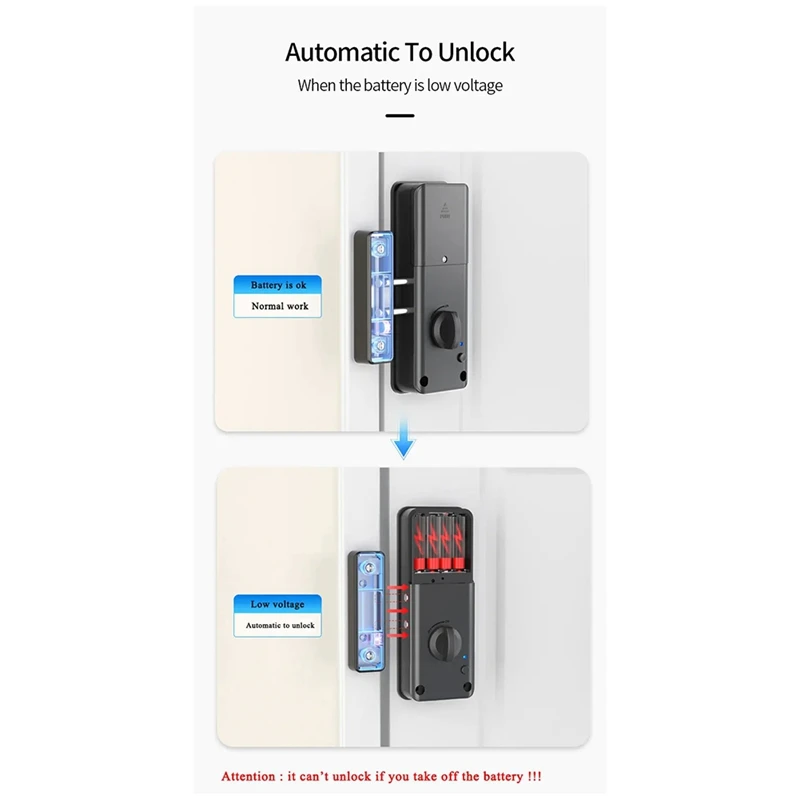 Fechadura inteligente com cartão ic, aplicativo tuya, para porta de madeira, bluetooth, fechadura eletrônica, sem broca, instalação oculta interna, durável